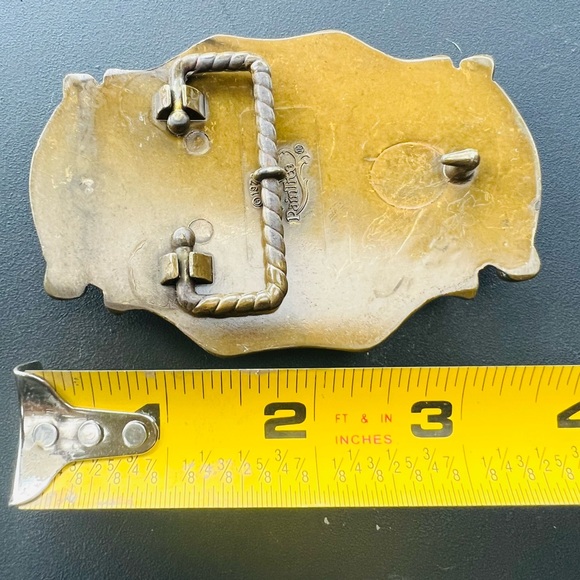 Vintage United States Marine Corps Collector Belt Buckle by Raintree - Picture 3 of 15